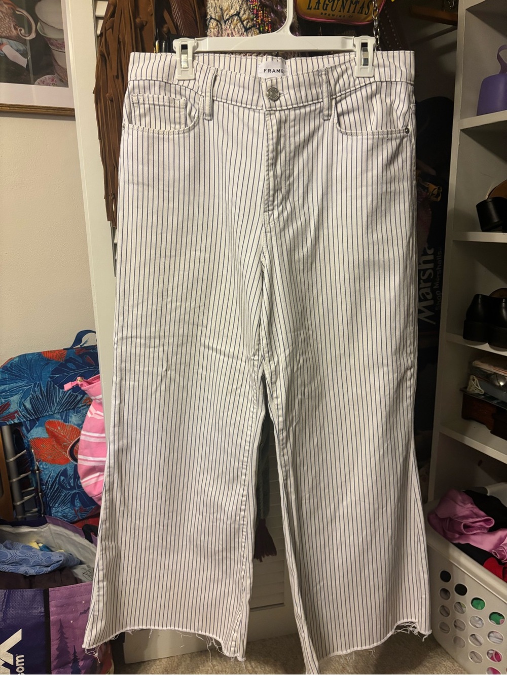 FRAME Le Palazzo Crop Jeans